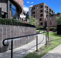 Commercial aluminium fencing and handrail